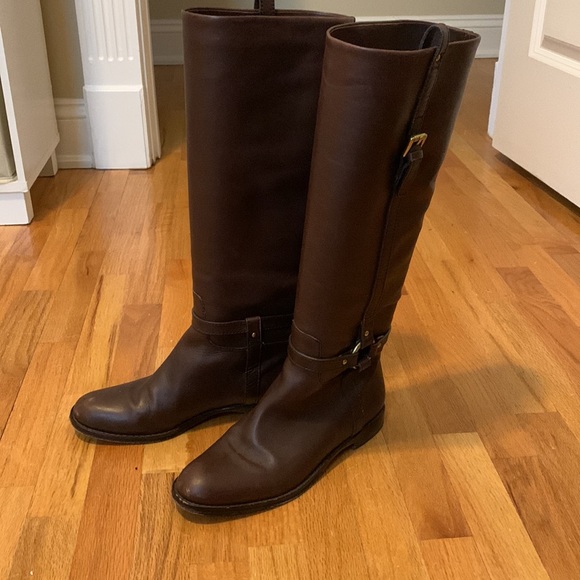 Coach brown leather Boots - Picture 2 of 5